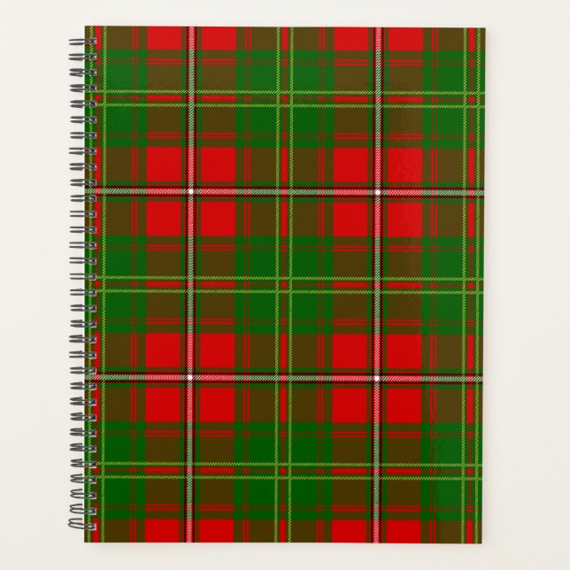 Agenda Clan de Escocia Hay Tartán Plaid (Anverso)