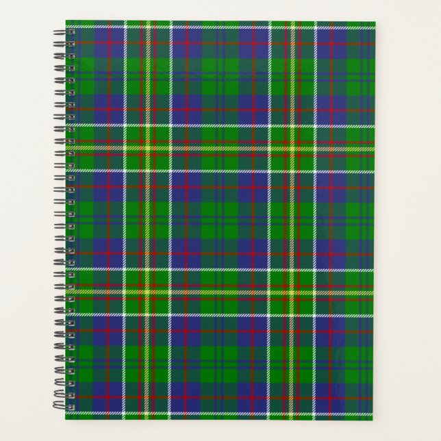 Agenda Clan escocés Hunter Tartan Plaid (Anverso)