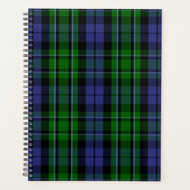 Agenda Clan escocés MacCallum Tartan Plaid (Anverso)