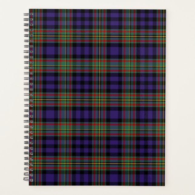 Agenda Clan escocés MacLellan Tartan Plaid (Anverso)