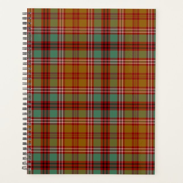 Agenda Clan escocés McCall Tartan Plaid (Anverso)