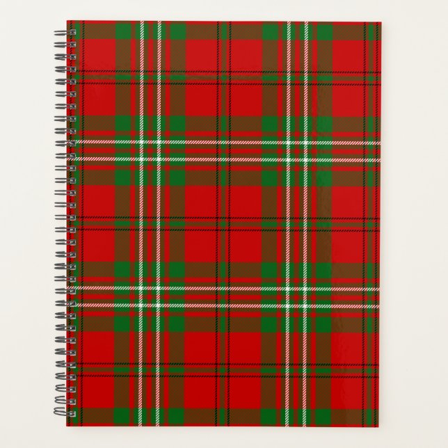 Agenda Clan escocés Scott Tartan Plaid (Anverso)
