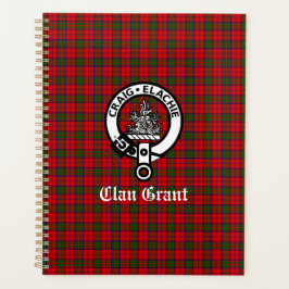 Agenda Clan Grant Escudo Badge y Tartán