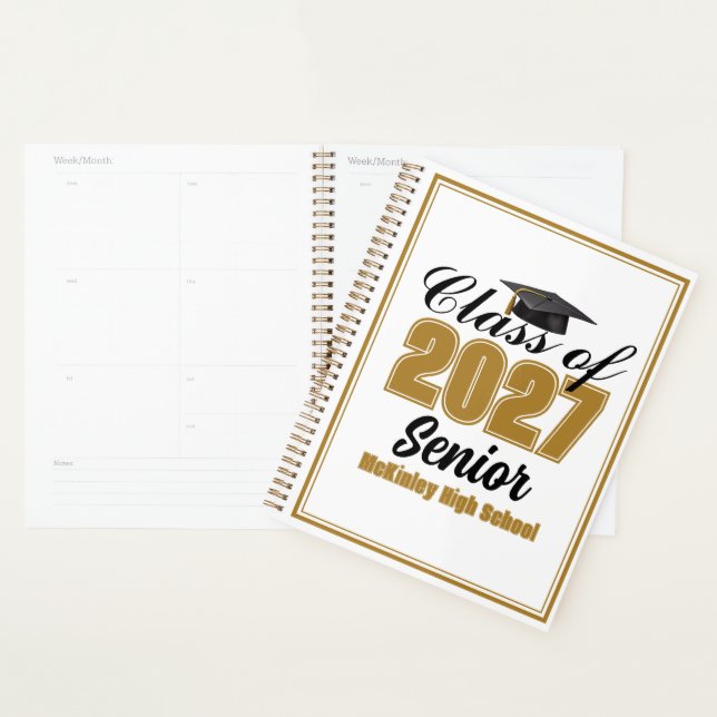 Agenda Clase personalizada de 2027 de último año de secun (Demostración)