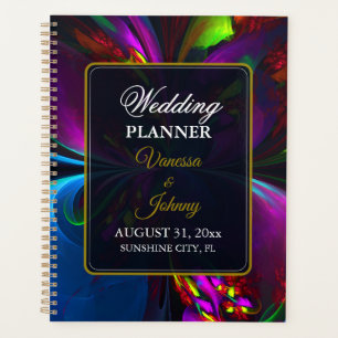 Agenda Clásico elegante patrón floral moderno #902 Boda