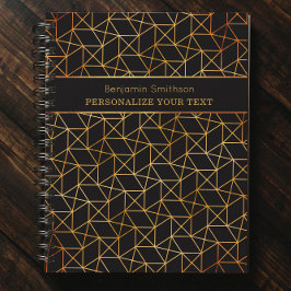 Agenda Clásico Resumen de lujo Black Gold Professional