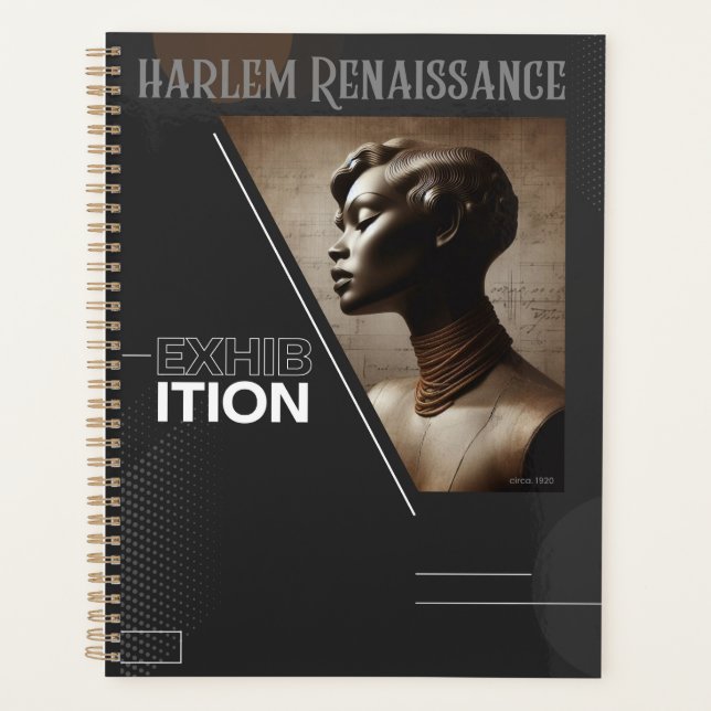 Agenda Clásico Sofisticado Renacimiento de Harlem en jueg (Anverso)