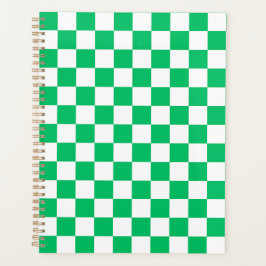 Agenda Classic green checkered