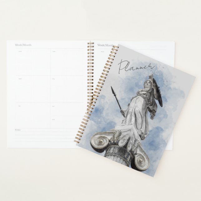 Agenda Classic Statue of Athena Planner – Greek Mythology (Demostración)