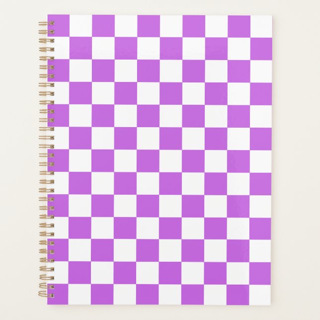 Agenda Classic visual magenta checkerboard  (Anverso)