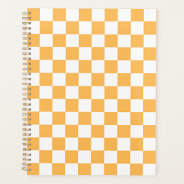 Agenda Classic visual peach checkerboard