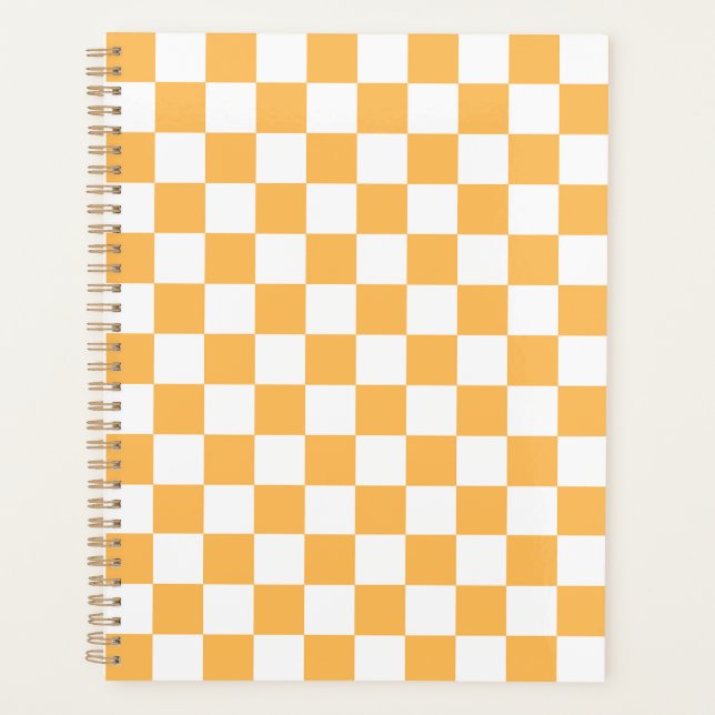 Agenda Classic visual peach checkerboard  (Anverso)
