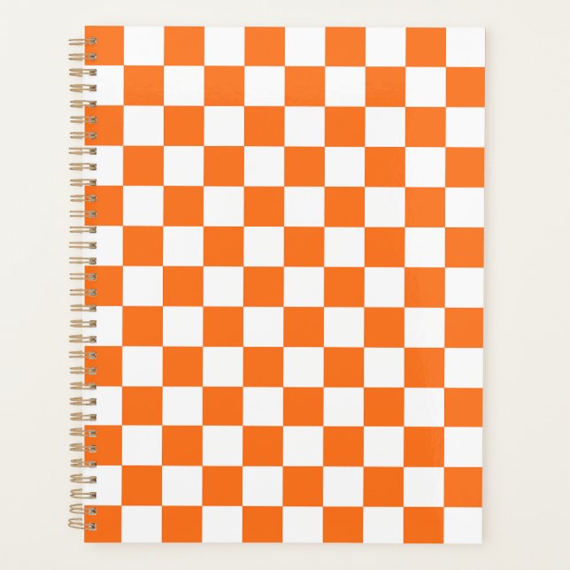 Agenda Classic visual salmon checkerboard  (Anverso)