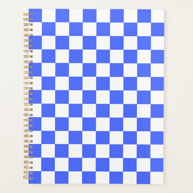 Agenda Classic visual sapphire checkerboard  (Anverso)