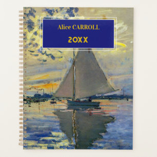 Agenda Claude Monet - Barco de vela en Le Petit-Gennevill