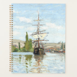 Agenda Claude Monet. Buques montando en el Sena en Ruán