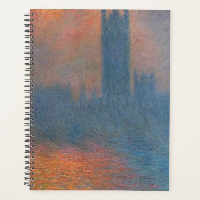 Agenda Claude Monet - Cámaras del Parlamento Londres (Anverso)