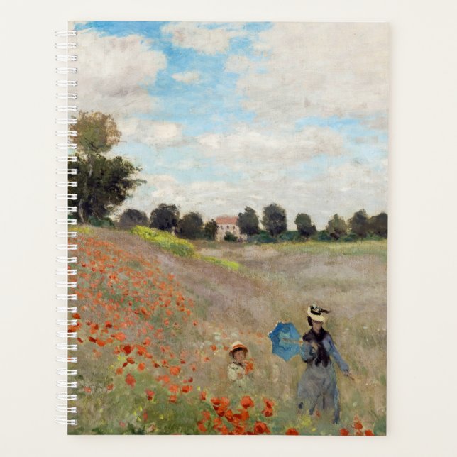 Agenda Claude Monet - Campo de amapola (Anverso)