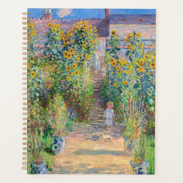 Agenda Claude Monet - El jardín del artista en Vetheuil (Anverso)