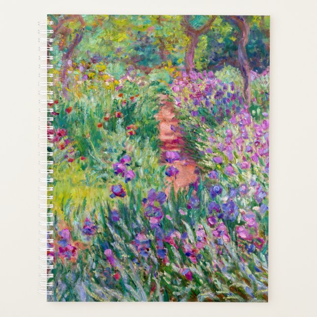 Agenda Claude Monet - El jardín del Iris en Giverny (Anverso)