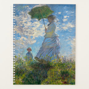 Agenda Claude Monet - El paseo, mujer con sombrilla