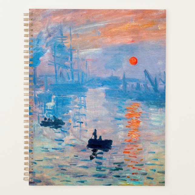 Agenda Claude Monet - Impresión, amanecer (Anverso)