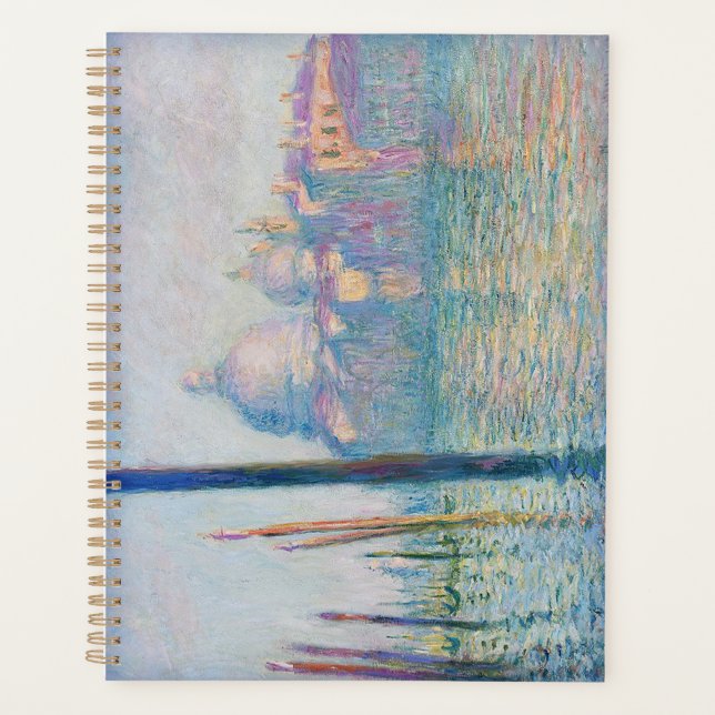 Agenda Claude Monet Impressionismo Planner Le Grand Canal (Anverso)