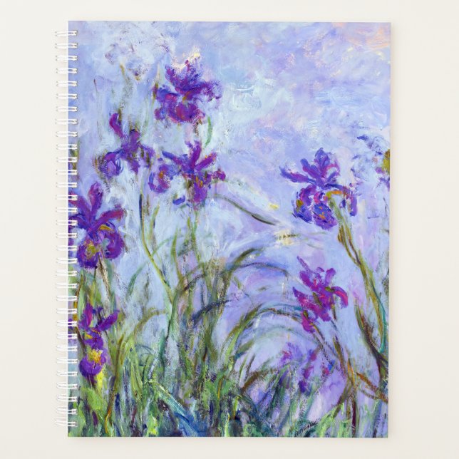 Agenda Claude Monet - Lilac Irises / Iris Mauves (Anverso)