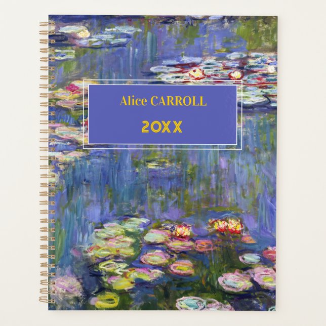 Agenda Claude Monet - Lilies de agua / Nympheas (Anverso)