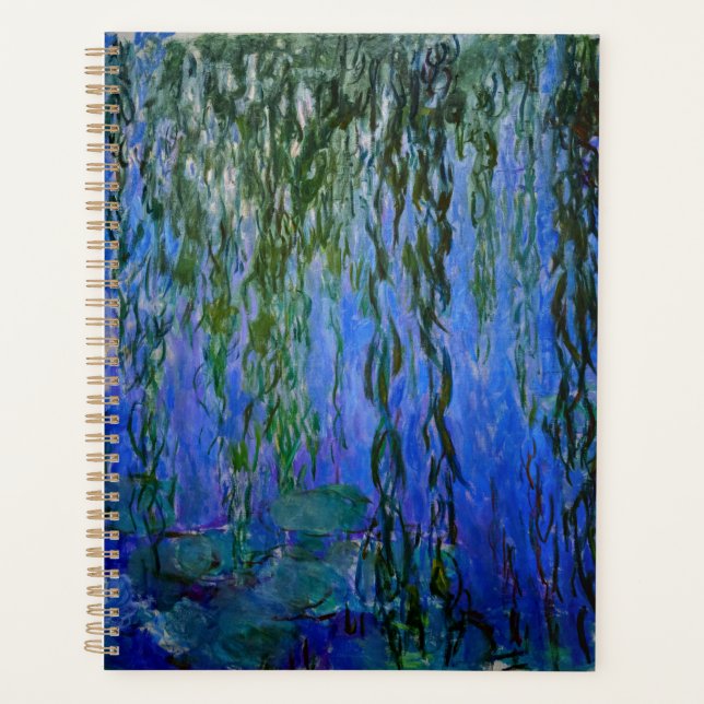 Agenda Claude Monet - Lilis de agua con sauce lloroso (Anverso)