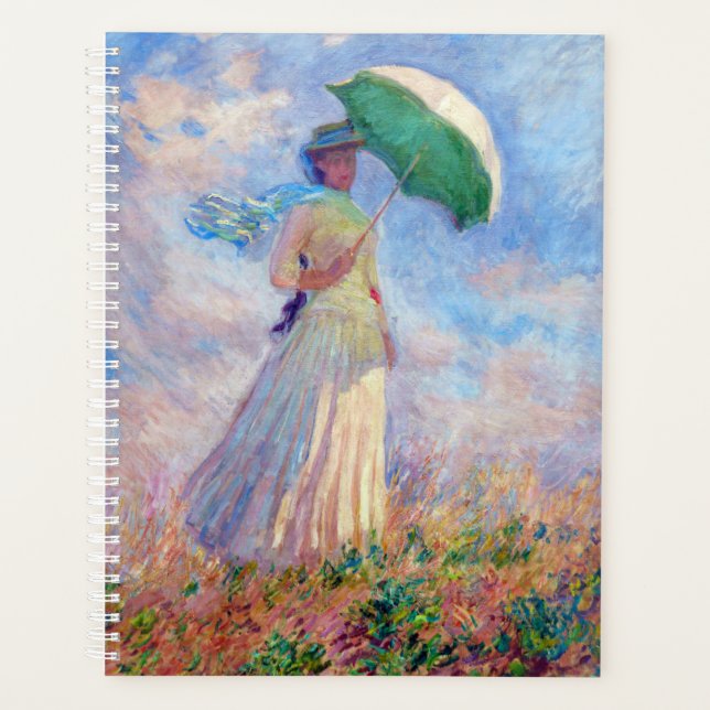 Agenda Claude Monet - Mujer con Parasol a la derecha (Anverso)