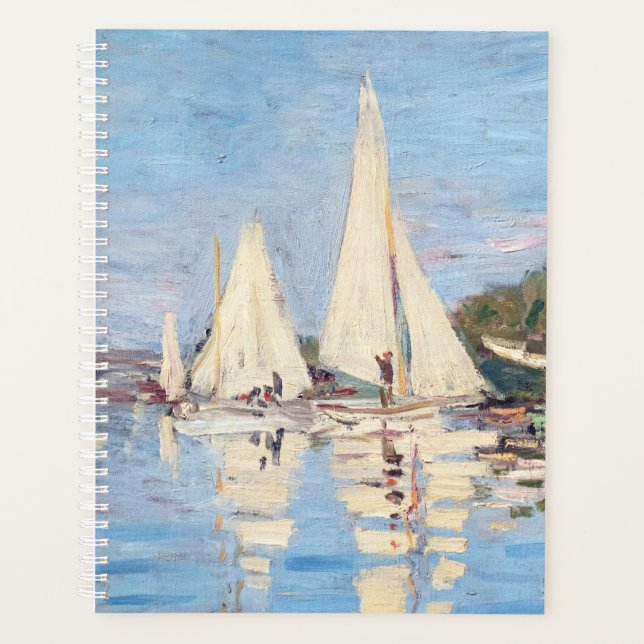 Agenda Claude Monet - Regattas en Argenteuil (Anverso)
