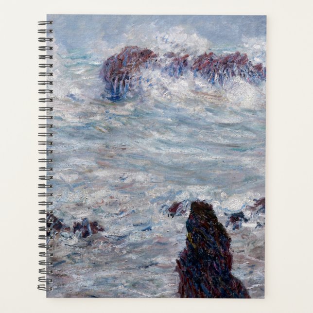 Agenda Claude Monet - Tormenta frente a la costa de Belle (Anverso)