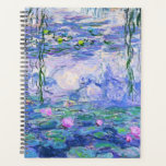 Agenda Claude Monet Water relaja arte impresionista franc<br><div class="desc">Claude Monet Water Lilies es una colección de aproximadamente 250 pinturas al óleo del impresionista francés Claude Monet. Los cuadros representan el florido jardín de Monet en Giverny.</div>