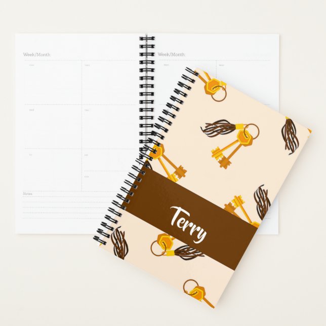 Agenda Claves de casa de oro en rosa (Demostración)