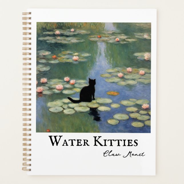 Agenda Claw Monet Water Lilies Cat Pond (Anverso)