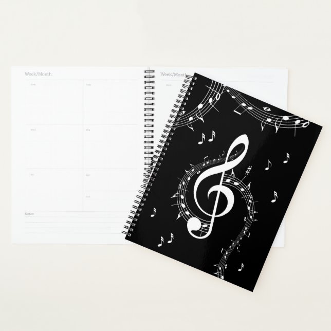 Agenda Climactic G Clef Music Black (Demostración)