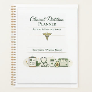 Agenda Clinical Dietitian Planner Patient &Practice Notes