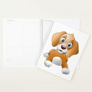 Agenda Clísico de perro marrón