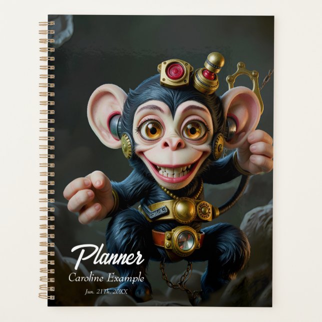 Agenda Clockwork Cavekeeper – El Mono Susurrante (Anverso)