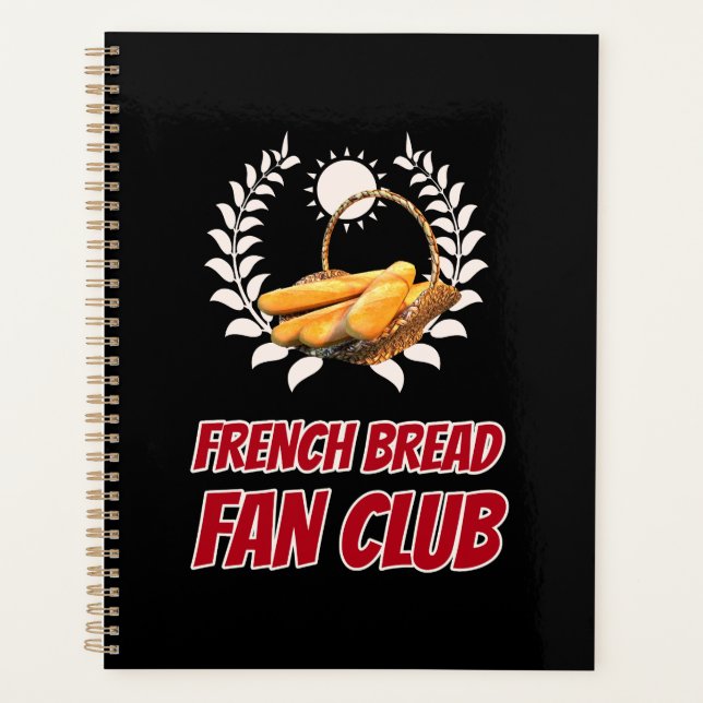 Agenda Club de Fans del Pan Francés Humor Divertido para  (Anverso)