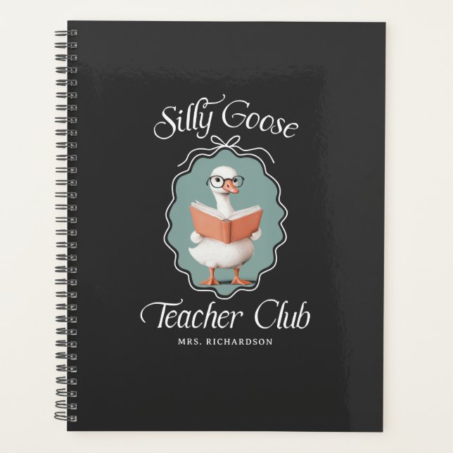 Agenda Club de profesores personalizados y aburridos (Anverso)