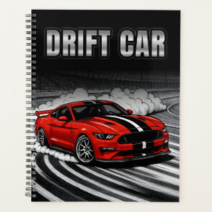 Agenda Coche a la Deriva Rojo Músculo