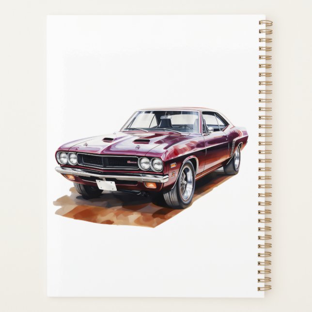Agenda Coche Musculoso (Reverso)