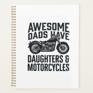 Agenda Cociente de hijas de papá de motocicleta vector vi