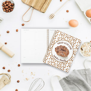 Agenda Cocinas de chocolate acuarela horneadas con amor