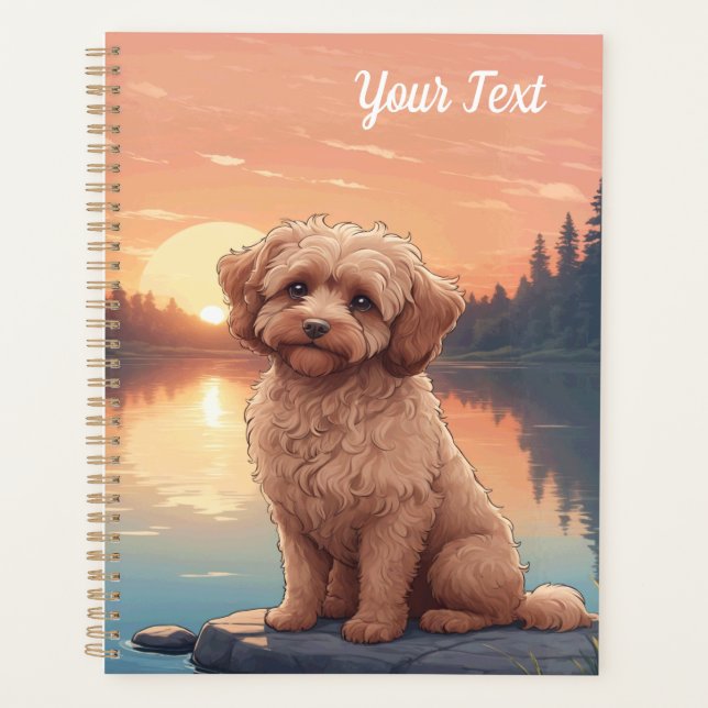 Agenda Cockapoo en el lago (Anverso)