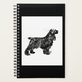 Agenda Cocker español acuarela Cute Perro