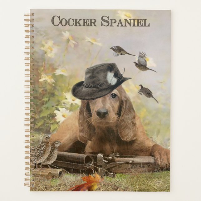 Agenda Cocker Spaniel inglés (Anverso)