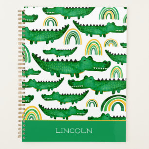 Agenda Cocodrilo acuático lagrima personalizado